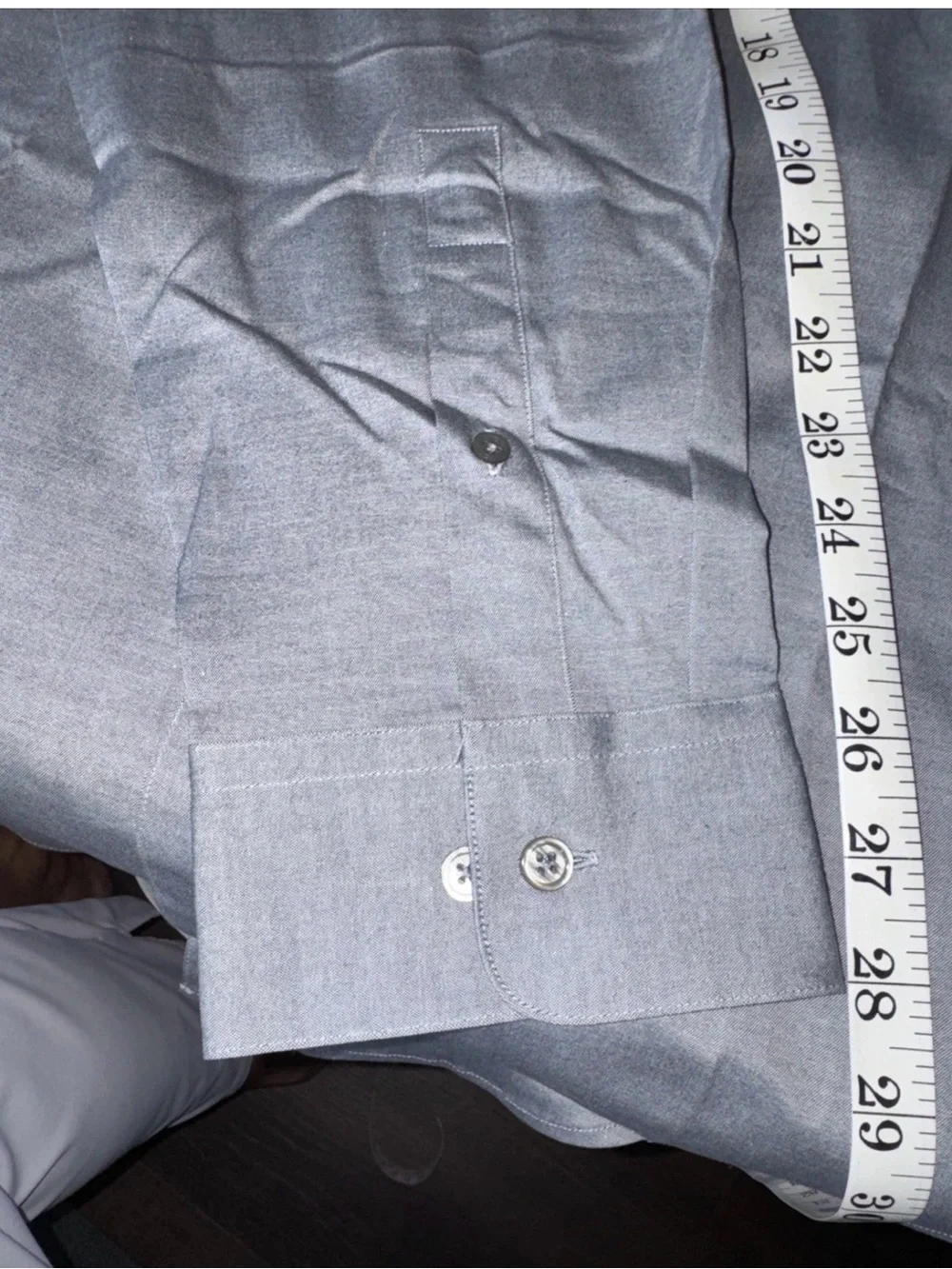Banana Republic Men's Gray Long-Sleeve Dress Shirt